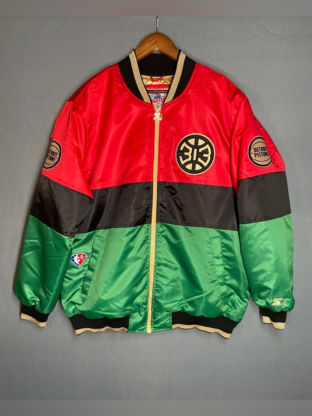 Detroit Pistons Black History Month STARTER Jacket